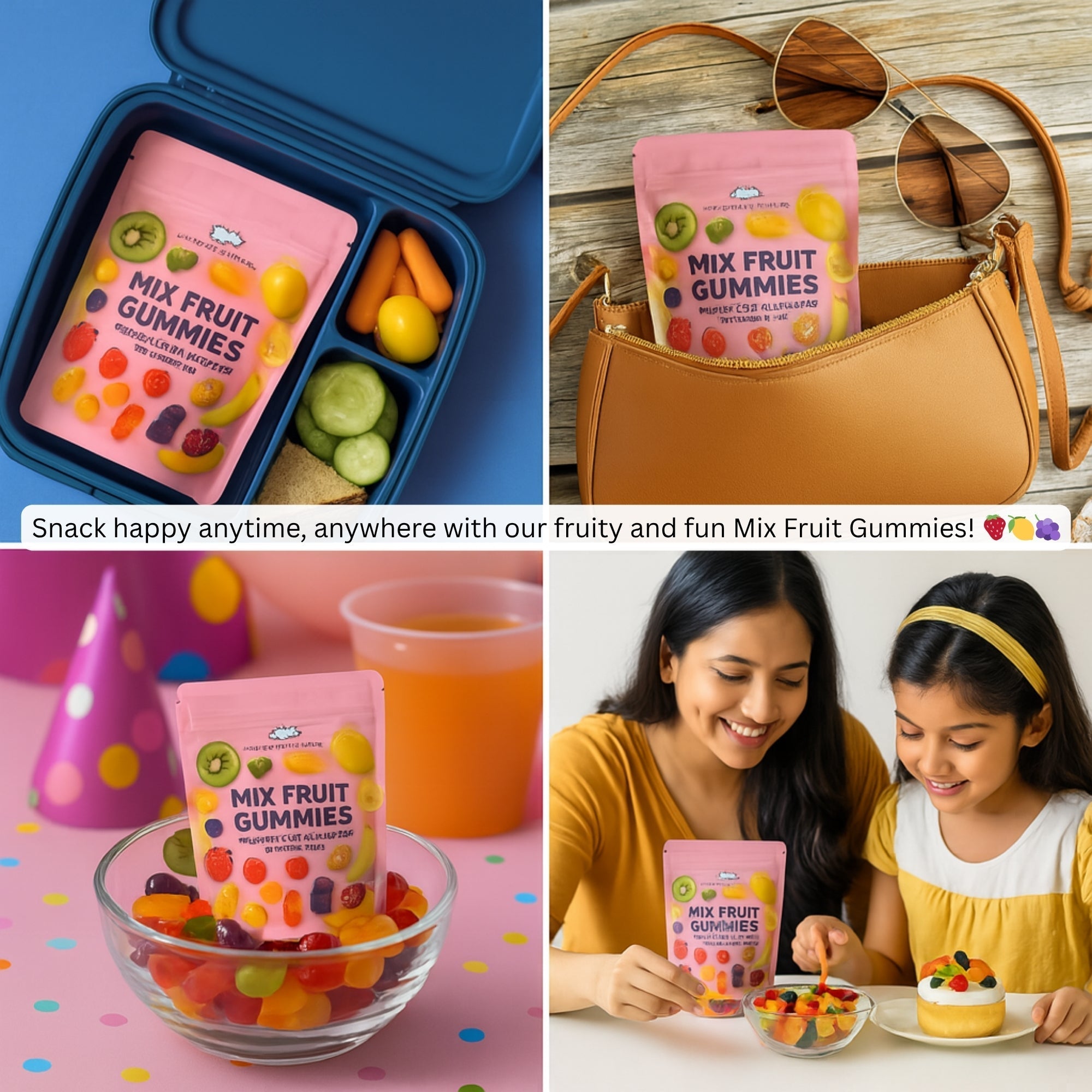 citrus cool gummies pack of orange lemon watermelon pineapple kiwi apple gummies 300 gm copy