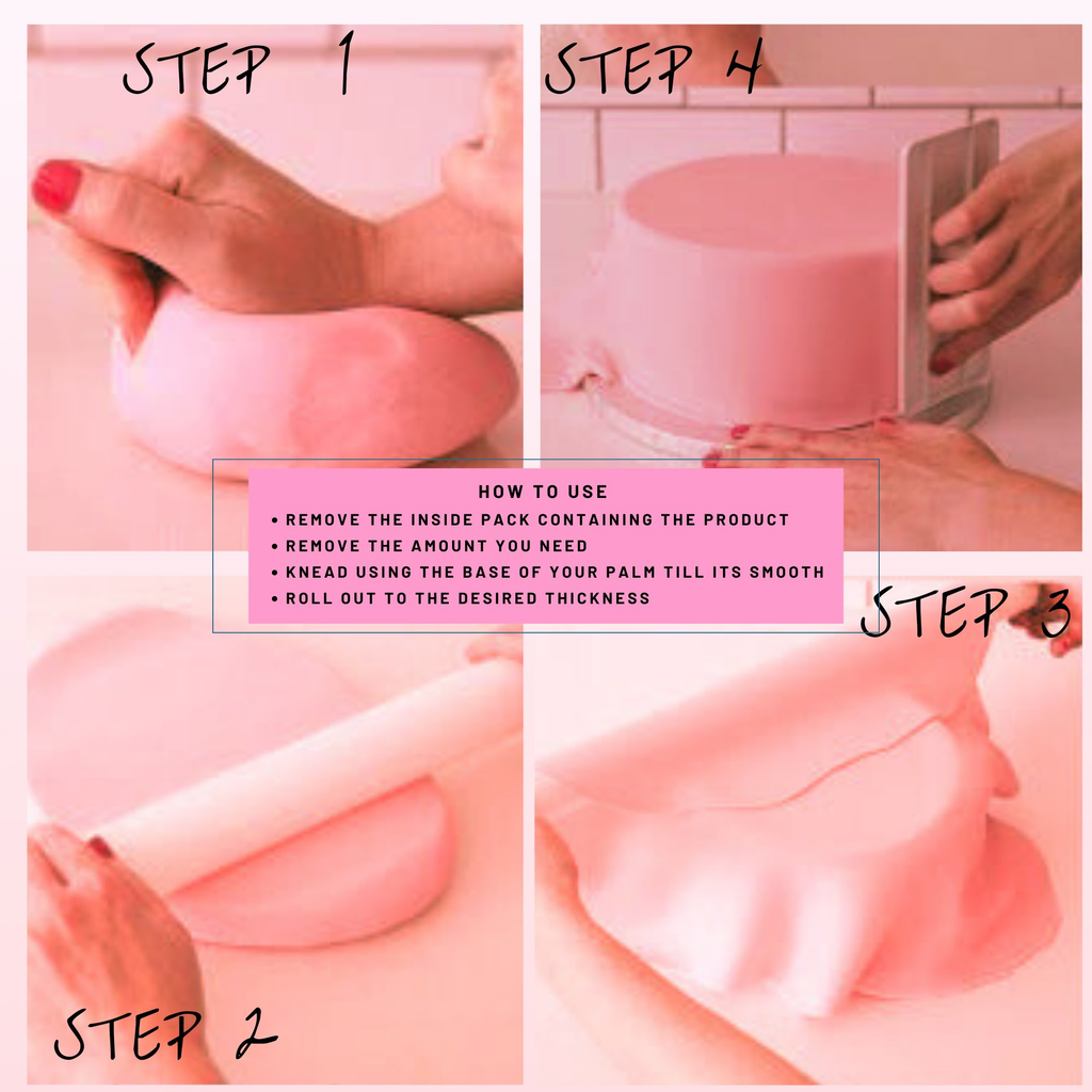 confect melon pink sugarpaste br b 1 kg b