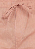 Fabmade Men’S Peach Linen Shorts