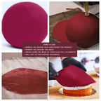 confect magenta sugarpaste br b 250 gms b