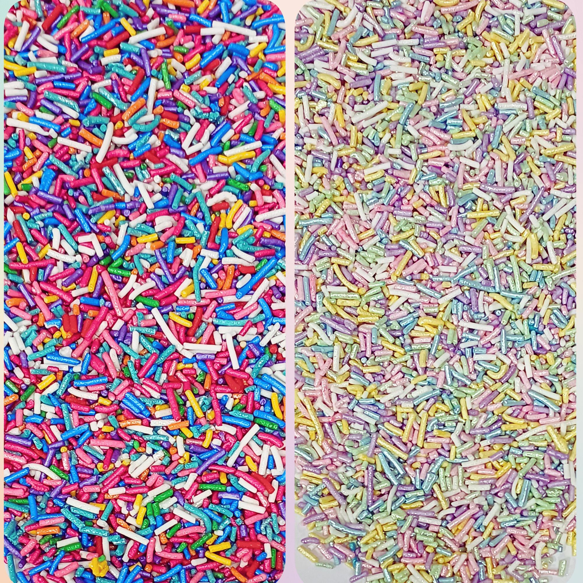 confect rainbow magic sprinkles mix colourful celebration sprinkles for cake decor 140 gms rainbow sprinkles 01