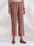 trueBrowns Green Cotton Print HighSlit Kurta Set - Distacart