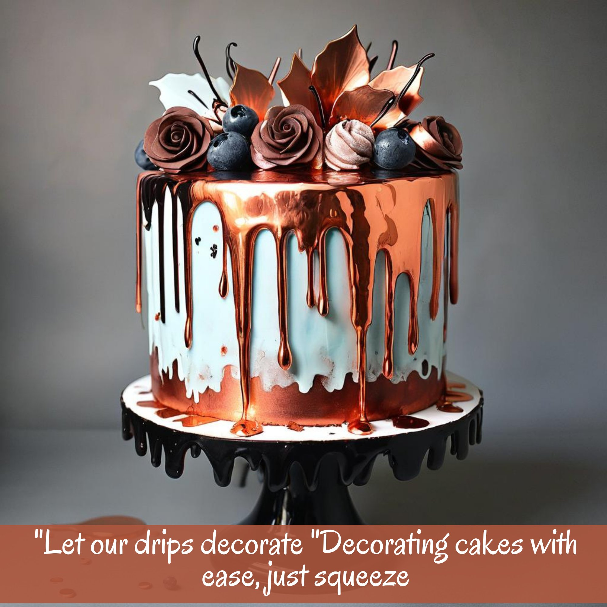 confect showstopper copper drips br b 110 gms b