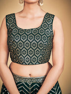 Myra Green Georgette Real Georgette Lehenga Choli