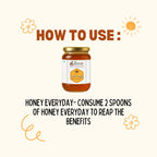 Aayug Organics Organic and Raw Honey, 100% Natural and Ayurvedic, Rich in Vitamins and Minerals - Distacart