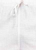 Fabmade Ivory Drift Linen Pyjama