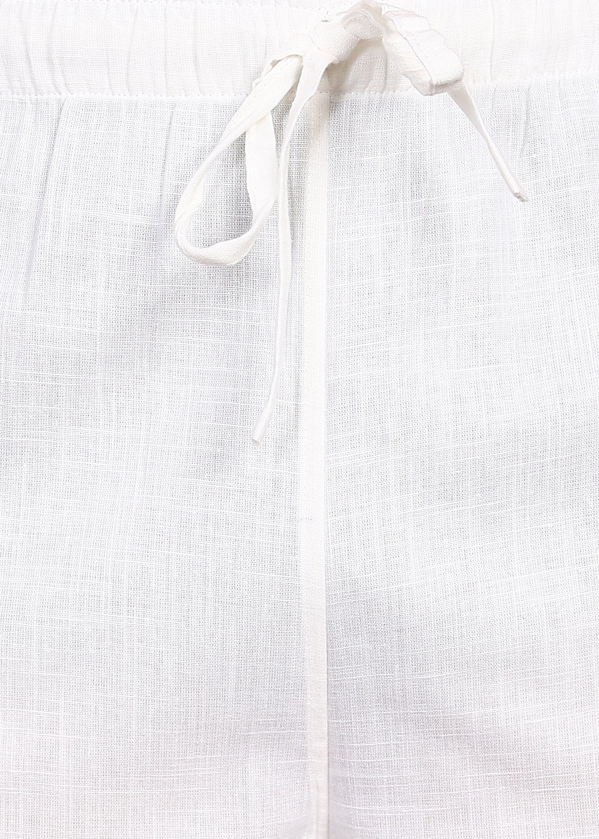 Fabmade Ivory Drift Linen Pyjama