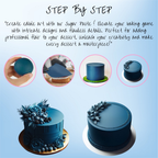 confect royal blue sugarpaste br b 1 kg b