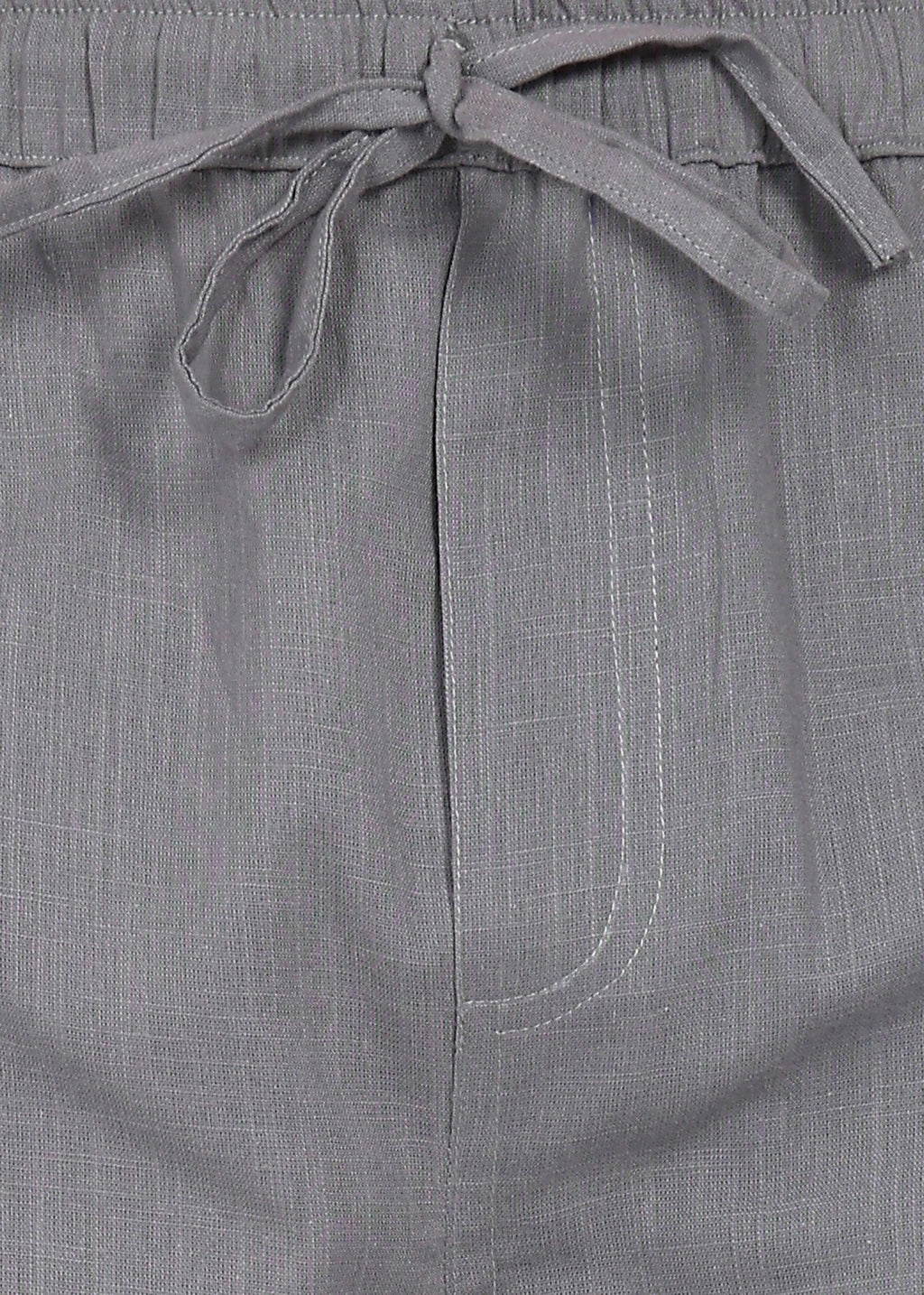 Fabmade Slate Drift Linen Pyjama Shorts