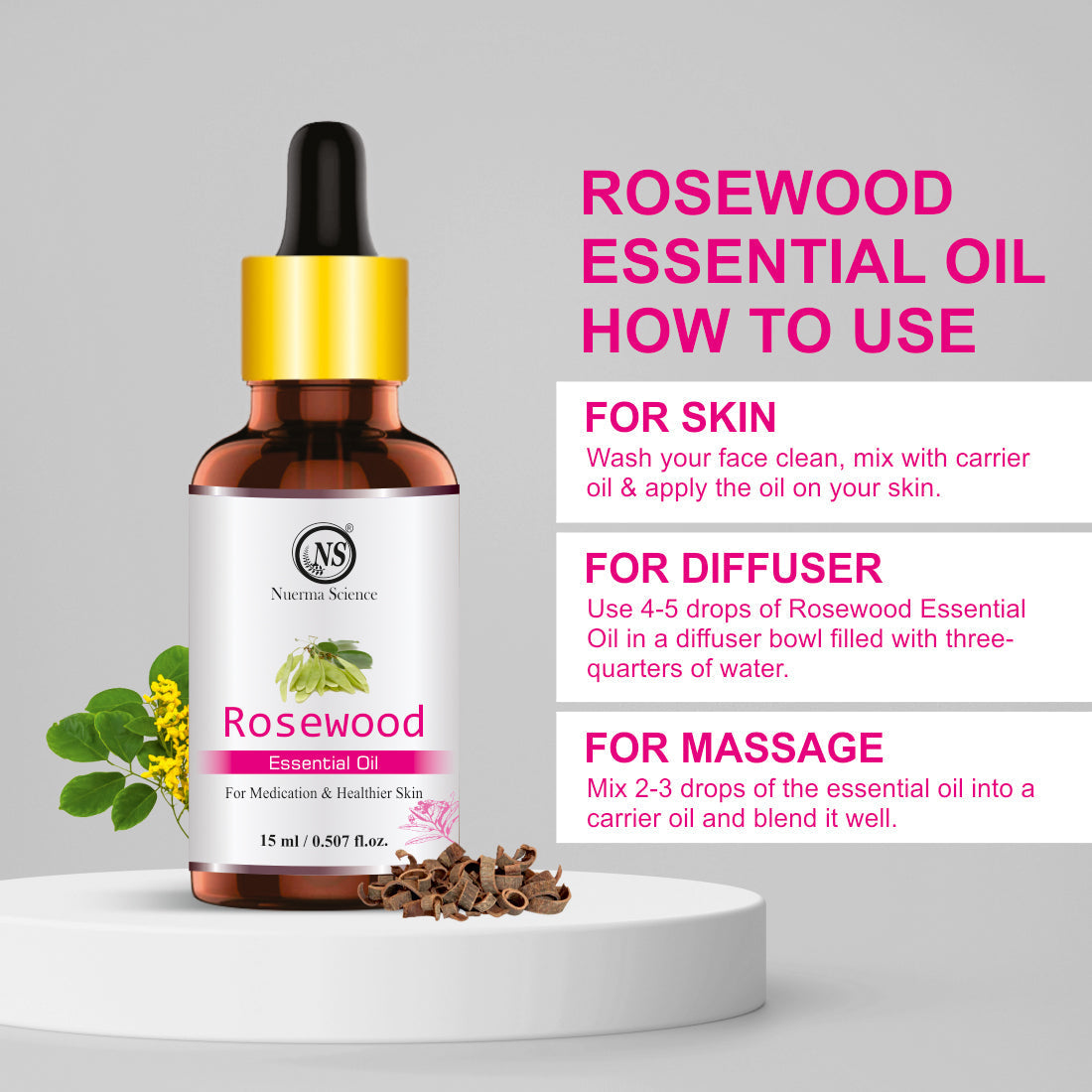 Nuerma Science Rosewood Essential Oil