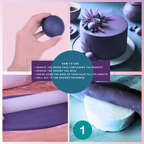 confect electric purple sugarpaste br b 250 gms b