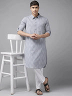 Fabmade Pure Cotton Pathani Kurta For The Modern Man