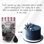 night sky navy fondant edible sugarpaste 1kg