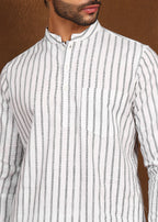 Fabmade Drift Pinstripe Linen Co-Ord Set