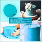 confect teal sugarpaste br b 1 kg b