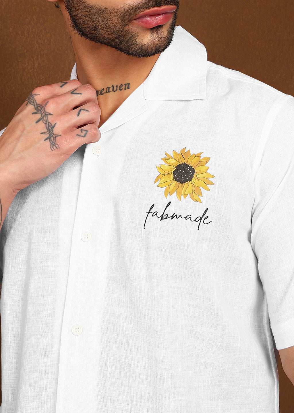 Fabmade Sunbloom Ivory Shirt