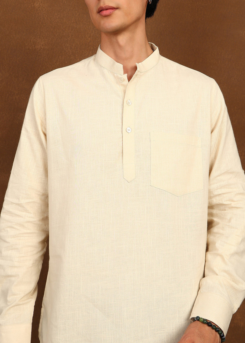 Fabmade Dune Linen Kurta