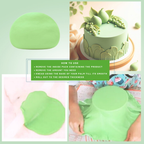 pea green fondant edible sugarpaste 1kg
