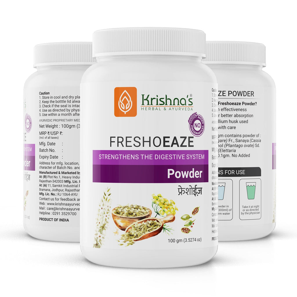 Krishna'S Herbal & Ayurveda Freshoeaze Powder - Distacart