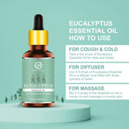 Nuerma Science Eucalyptus Essential Oil For Cold, Fresh Breathing & Joints Pain - Distacart