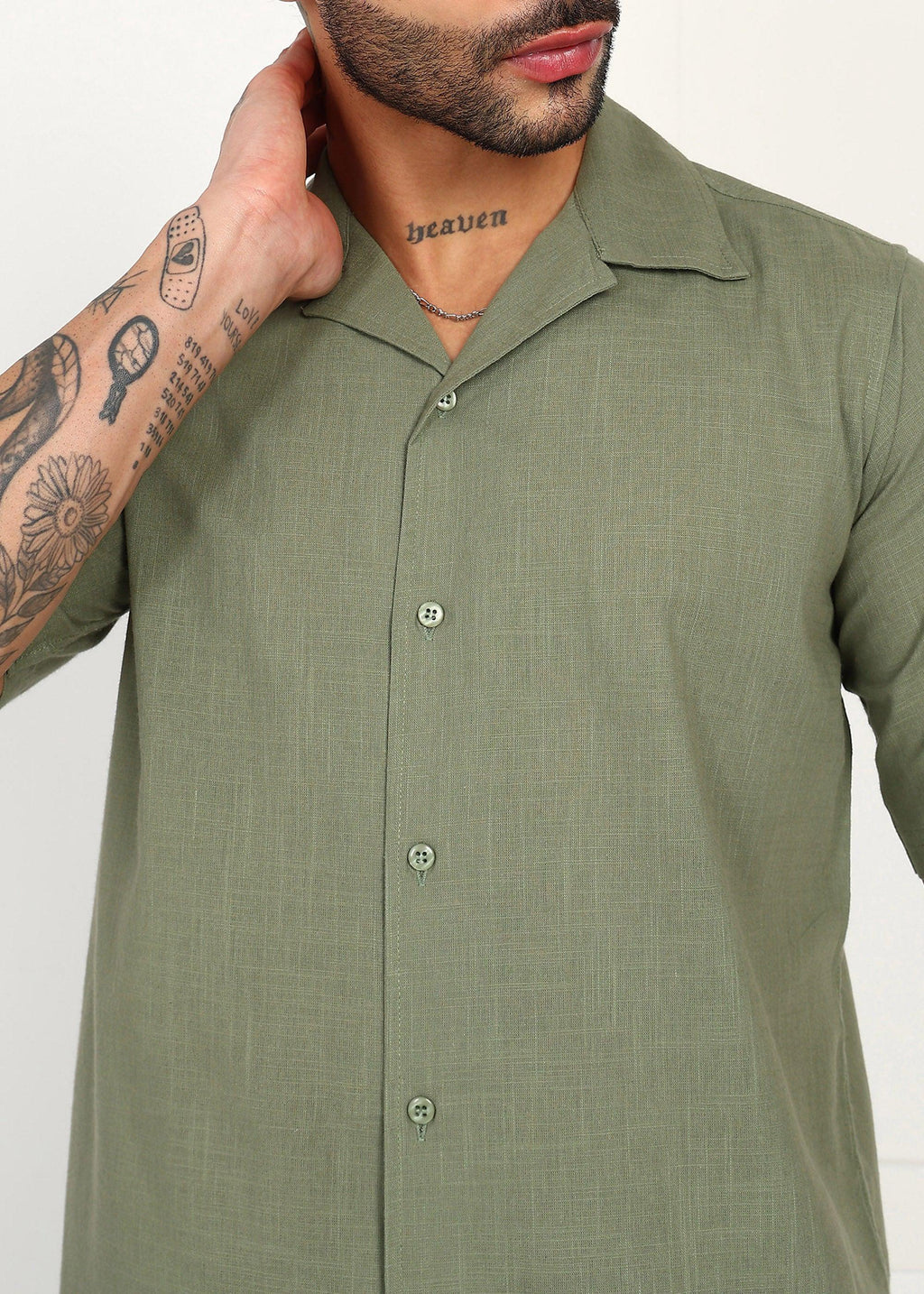Fabmade Mossline Linen Shirt
