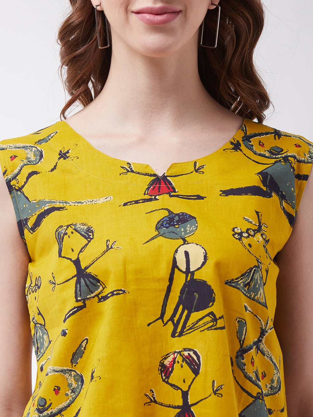 InWeave Quirky Sleeveless Top