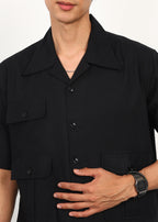 Fabmade Black Utility Co-Ord Set For Men