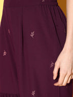 Ahalyaa Women Floral Printed Kurti with Sharara