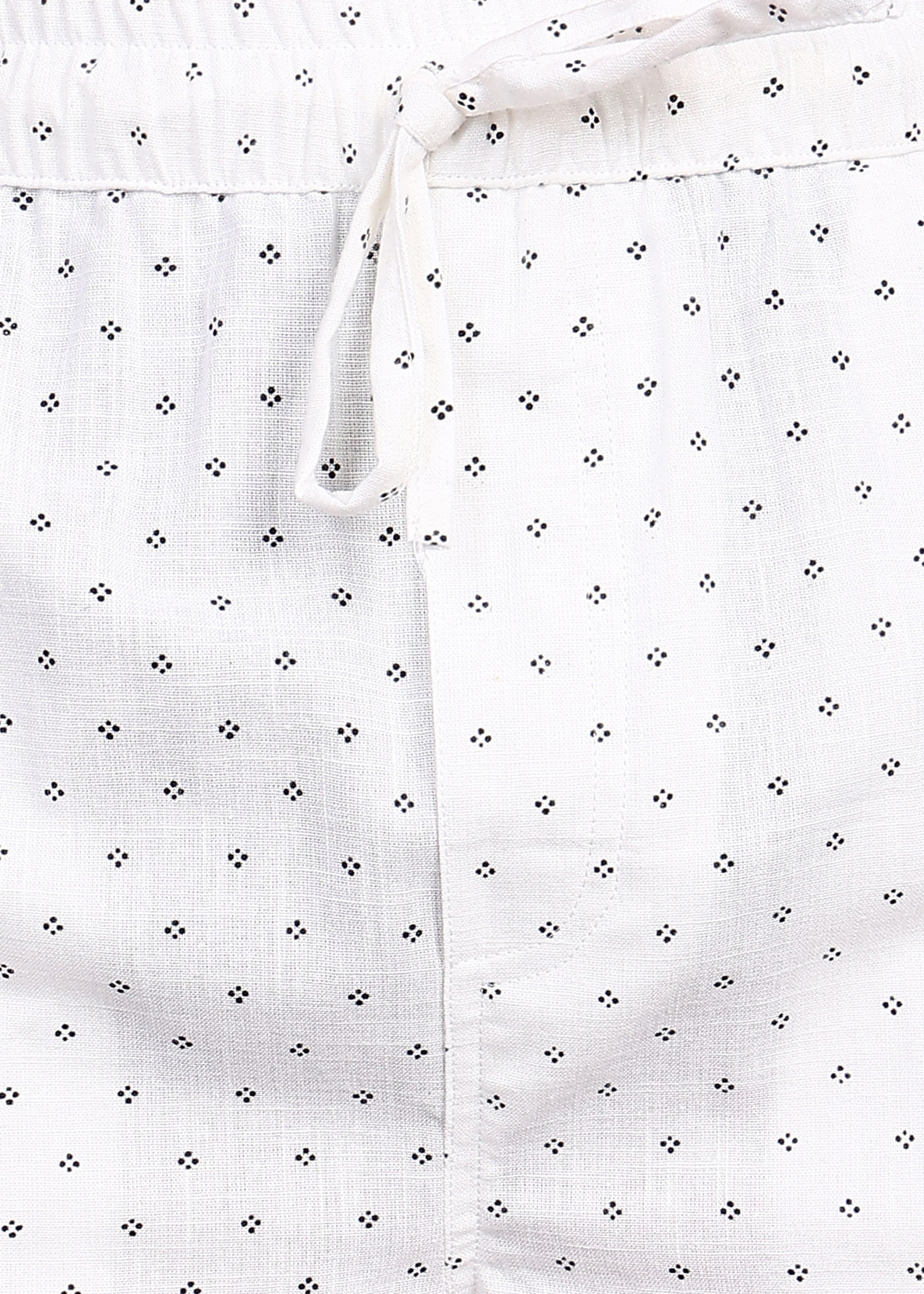 Fabmade Micro Print Casual Shorts