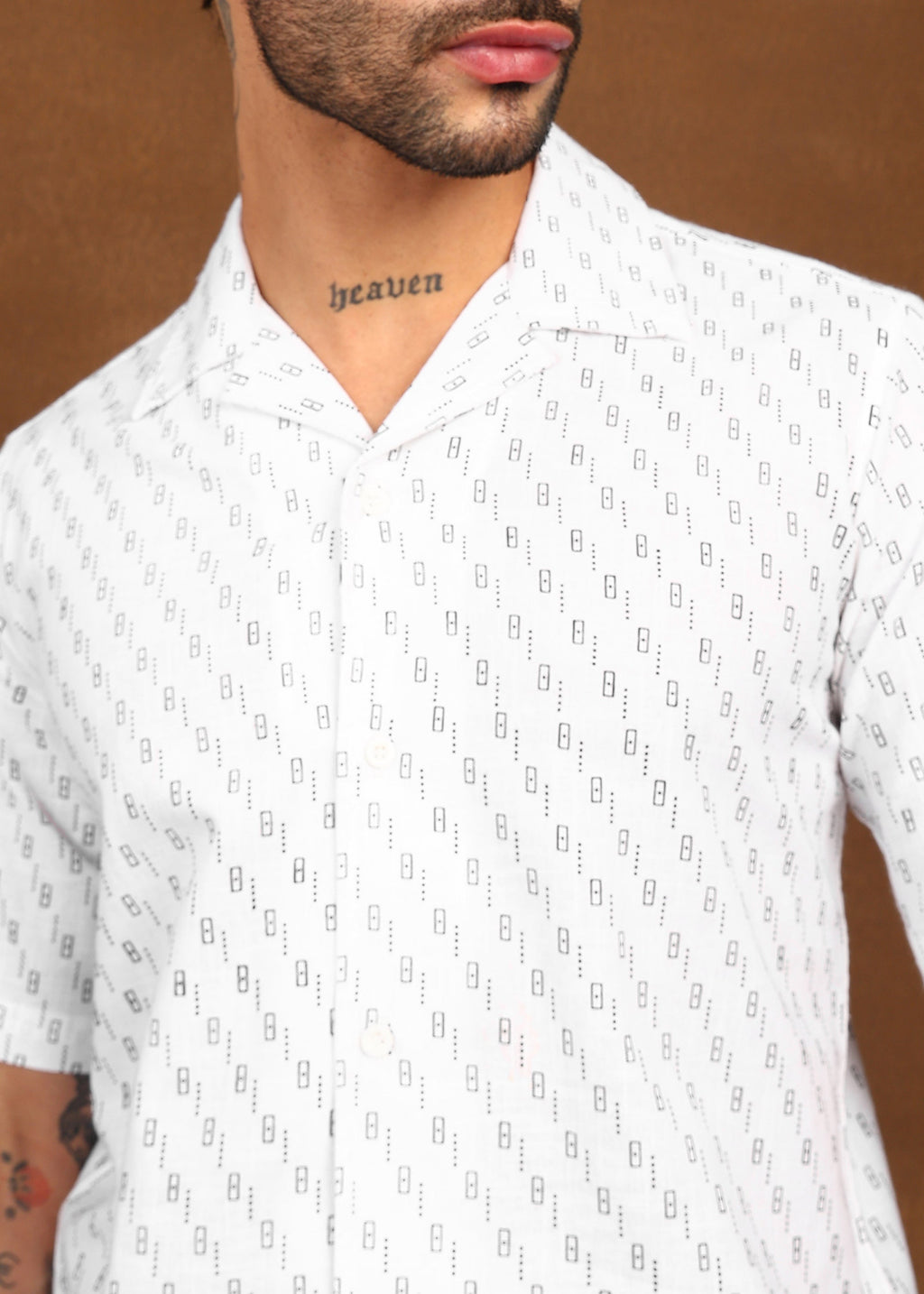 Fabmade Urban Dot Linen Shirt
