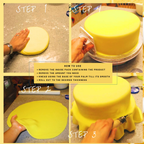 lemon yellow sugarpaste 1 kg