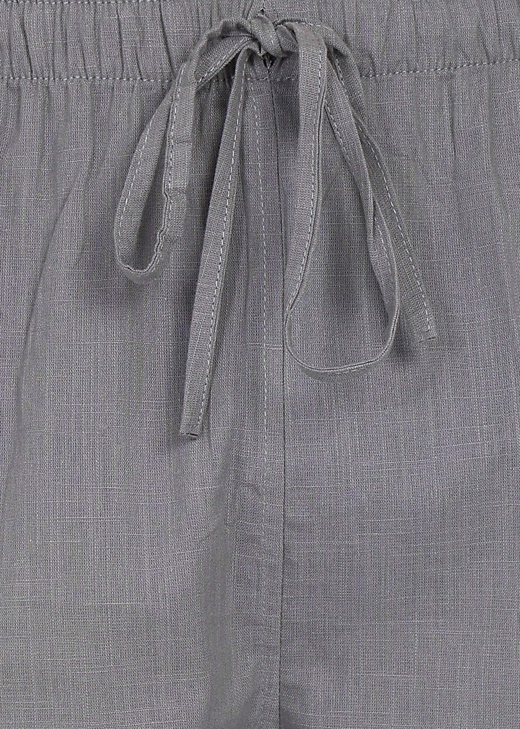 Fabmade Slate Grey Linen Pyjama