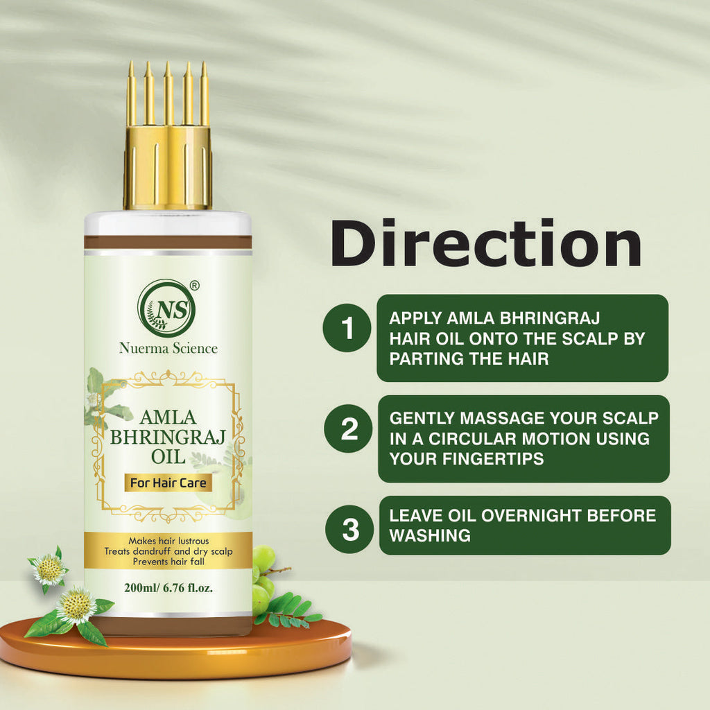 Nuerma Science Amla Bhringraj Hair Oil | Scalp Nourishment & Natural Conditioning
