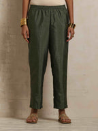 trueBrowns Green Tissue Kurta Set - Distacart