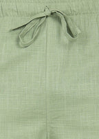 Fabmade Sage Linen Relaxed Trousers