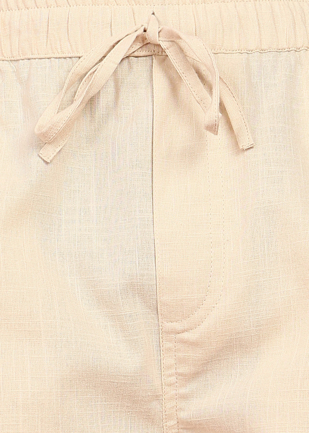 Fabmade Men Beige Cotton Regular Shorts