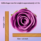 sugar roses for cake cupcake decoration fuchsia pink 120 gms