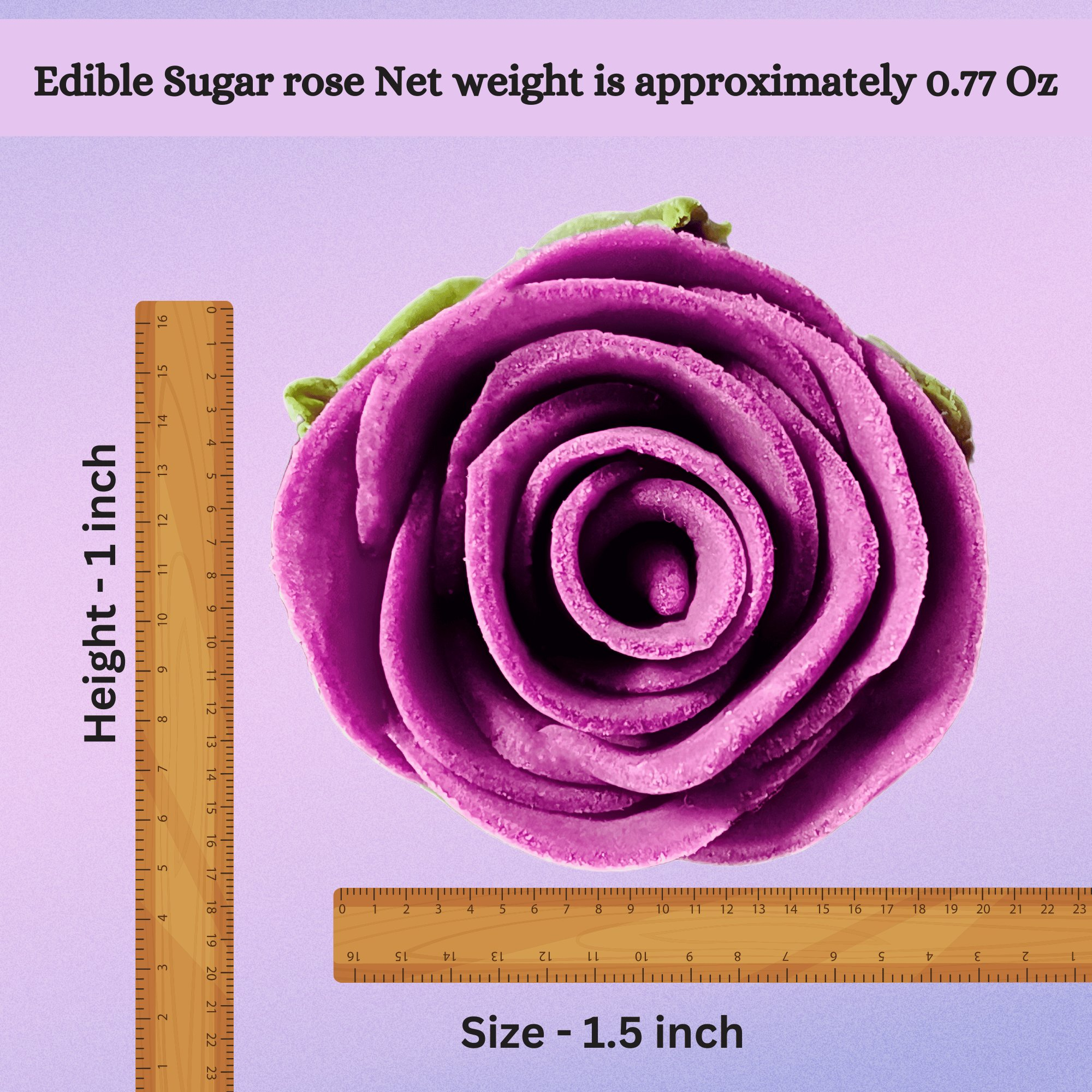 sugar roses for cake cupcake decoration fuchsia pink 120 gms