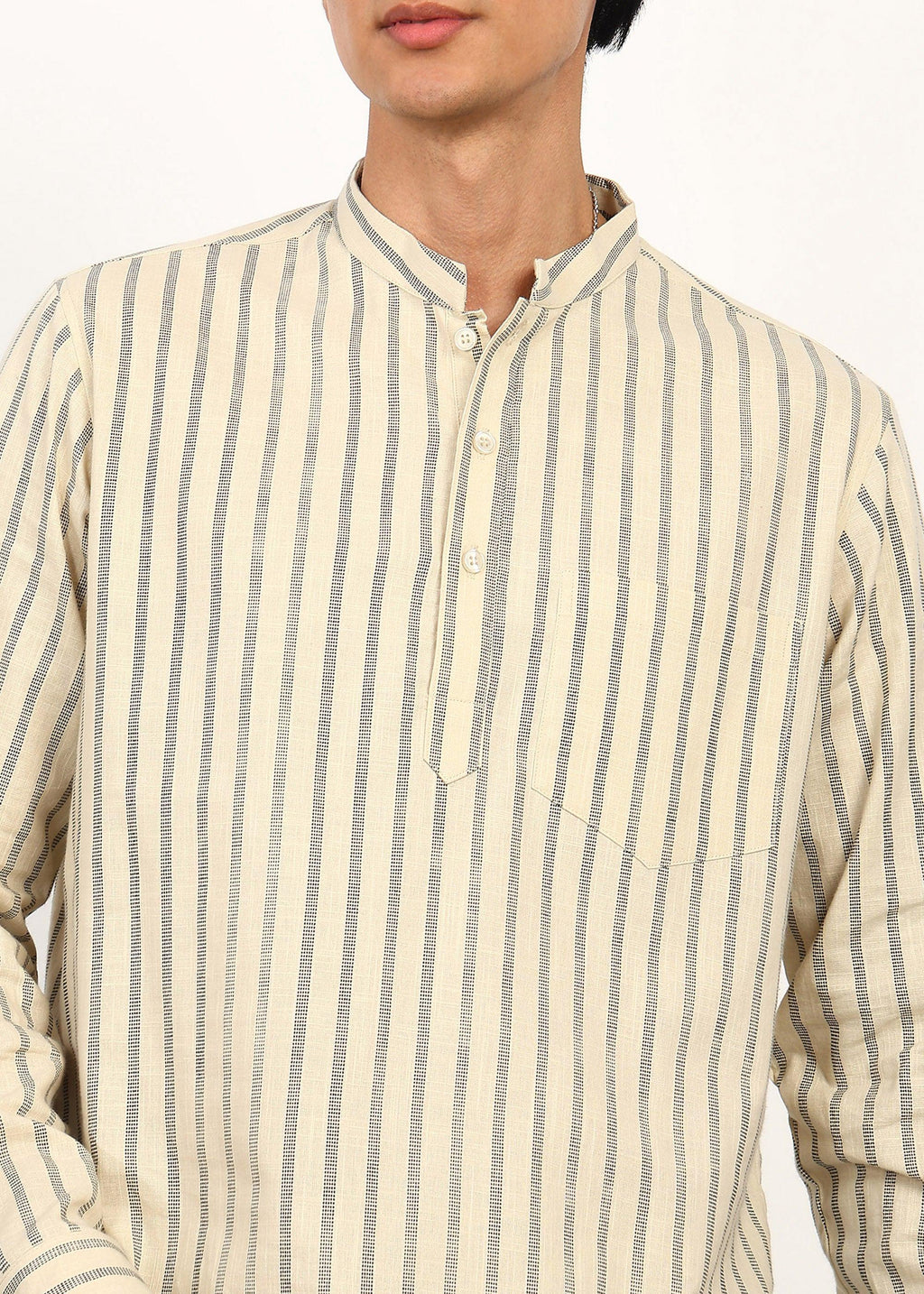 Fabmade Sandline Stripe Linen Set