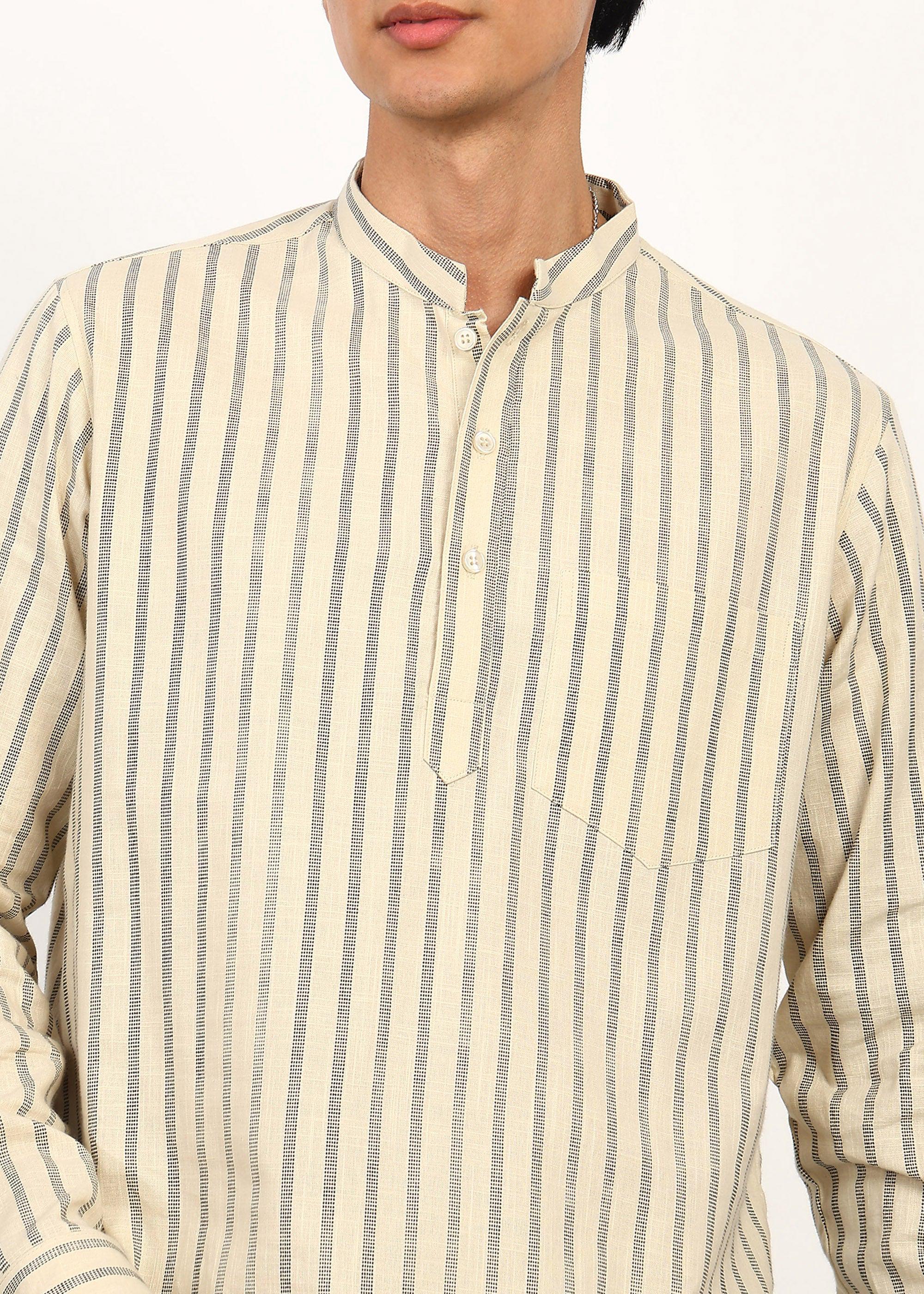 Fabmade Sandline Stripe Linen Set
