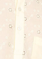 Fabmade Ivory Noor Dotted Short Kurta