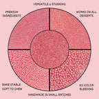 confect sprinkles for cakes cupcakes decoration usp 27baby pink