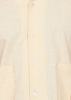 Fabmade Regular Fit Plain Shirt Otago - Beige