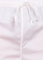 Fabmade Men’S Whitte Linen Drawstring Pyjama