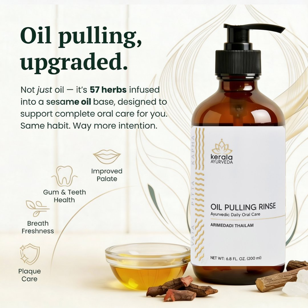 Kerala Ayurveda USA Oil Pulling Rinse (Arimedadi Thailam)