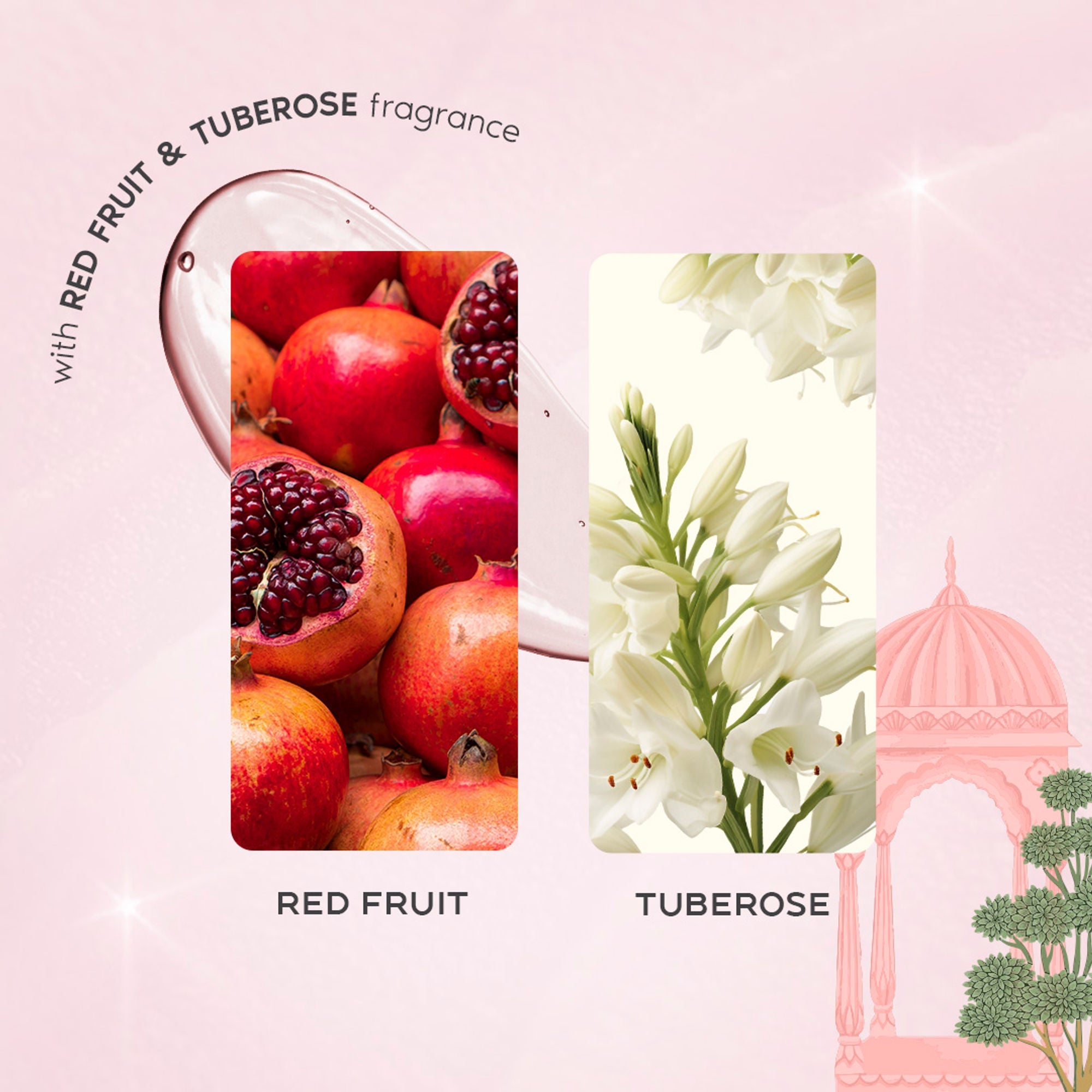 Wanderlust Shower Gels - Jaipur Royal Pink