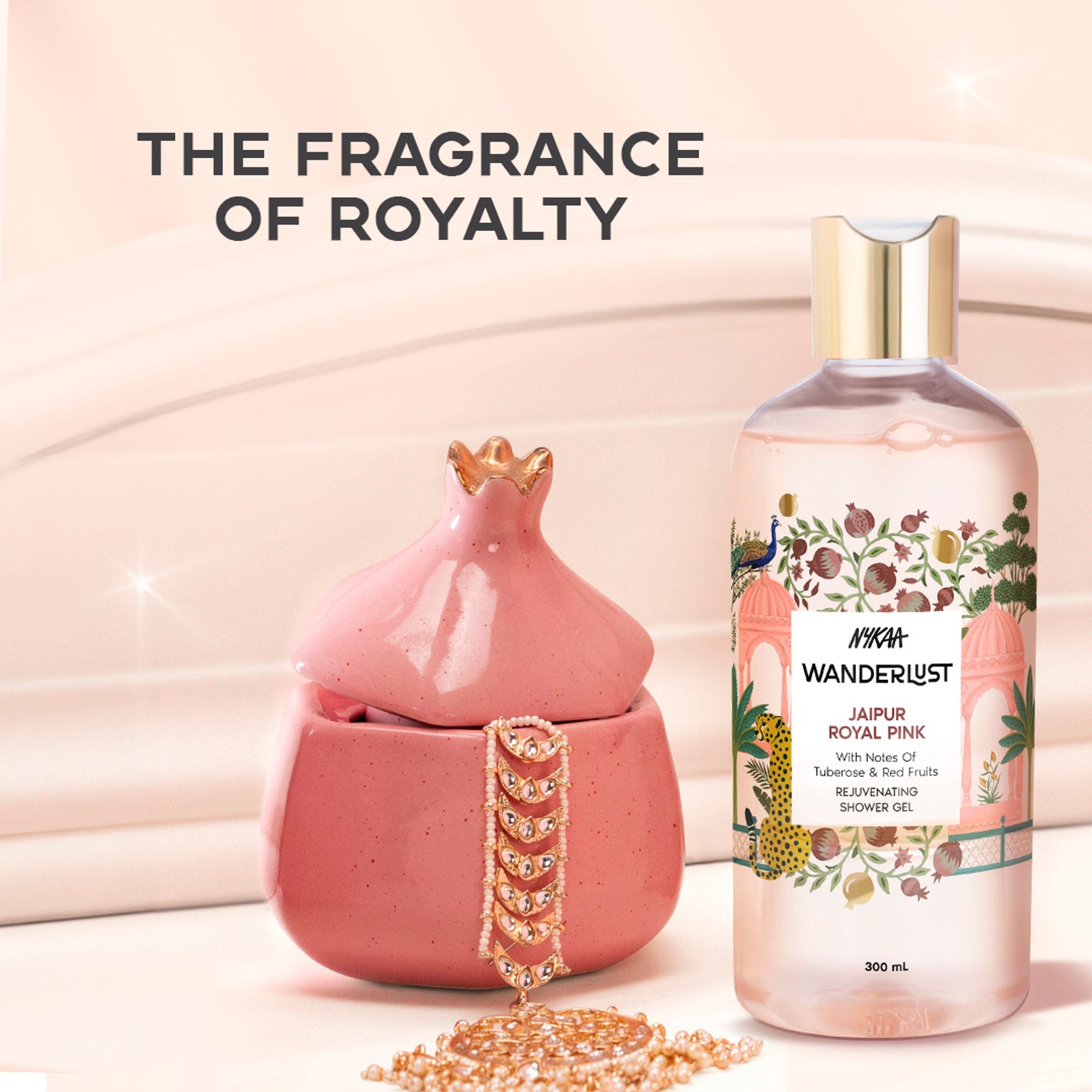 Wanderlust Shower Gels - Jaipur Royal Pink