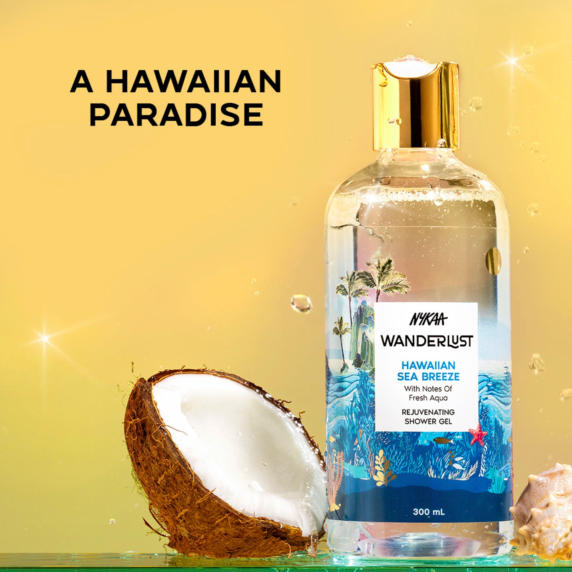 Wanderlust Shower Gels - Hawaiian Sea Breeze