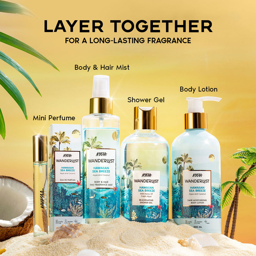 Wanderlust Shower Gels - Hawaiian Sea Breeze