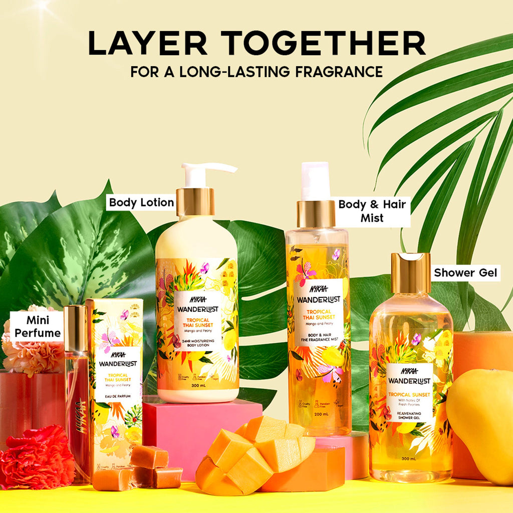 Wanderlust Shower Gels - Tropical Thai Sunset